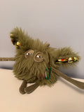 Olive - Monster with bag clip