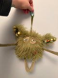 Olive - Monster with bag clip